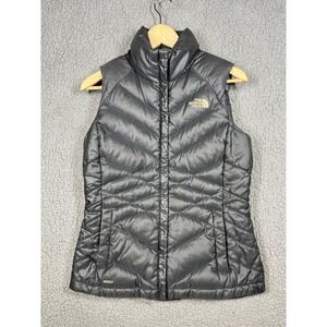The North Face Aconcagua Vest Womens Small Black 550 Down Puffer Quilted Outdoor